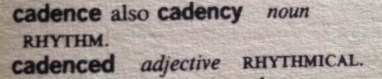 cadence